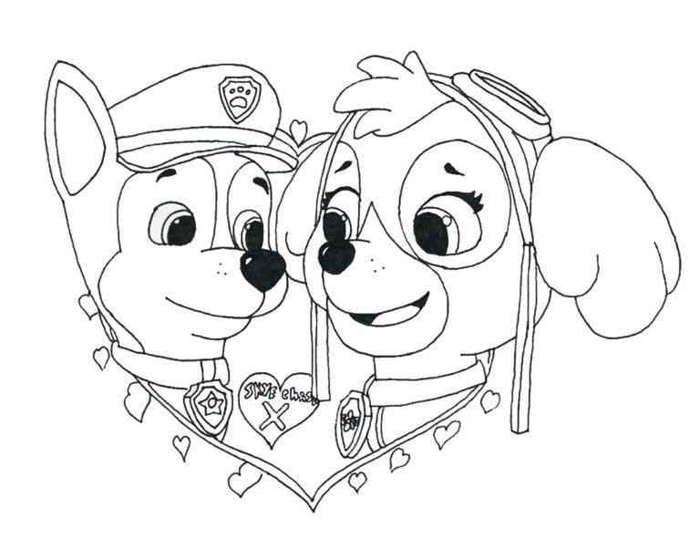 Dibujos para colorear e imprimir de paw patrol
